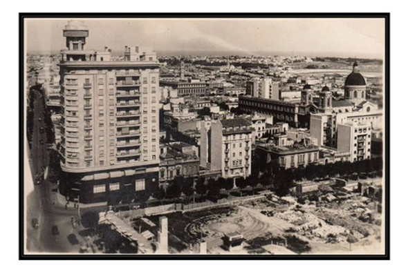 Montevideo Antiguo - Vista Del Centro - Lámina 45x30 Cm. 0