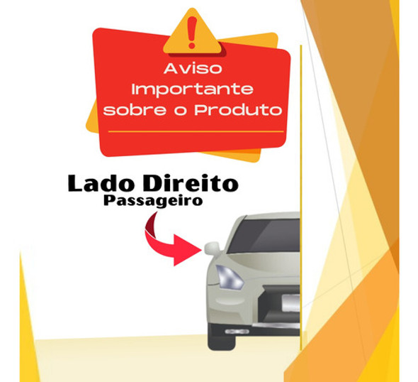 Lente Espelho Retrovisor Fiesta 02 Até 14 C/ Base Convexa 1