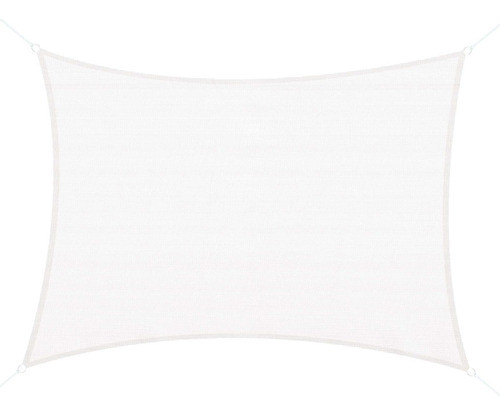 Toldo Vela P/ Sombra Viento C/ Uv - 4*10 Rectangulo Blanco 0