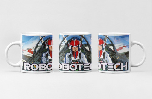 Taza Retro 80 Robotech, Thundercats Silverhawks, He-man 1