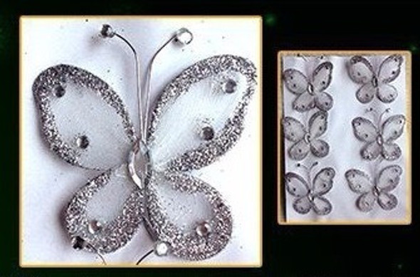 Mariposas 6cm Plata X 36 Unid #26841 Sheshu Navidad 1 Mariposas 6cm Plata X 36 Unid #26841 Sheshu Navidad 1