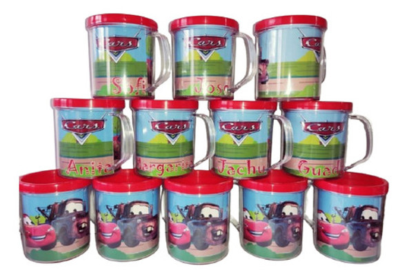 Taza De Acrilicos 100 % Personalizadas .pack X 10.super Ofer 1