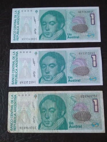 Billetes Antiguos Australes 1