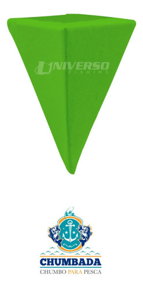 Chumbada Oficial | Chumbada Pirâmide 100g Verde 1