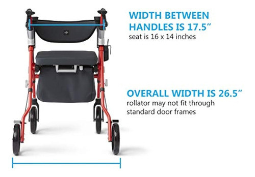Medline Premium Empoderar Andador Con Asiento Como Cómo Y Re 1