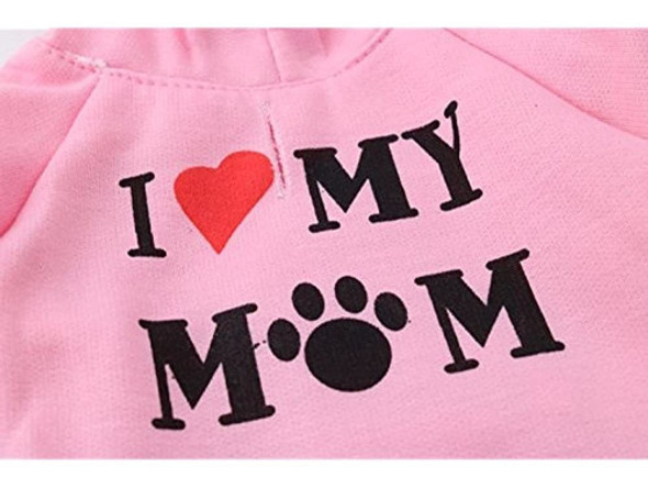 Droolingdog Ropa De Perro Amo A Mi Mama Sudadera Con Capuch 1