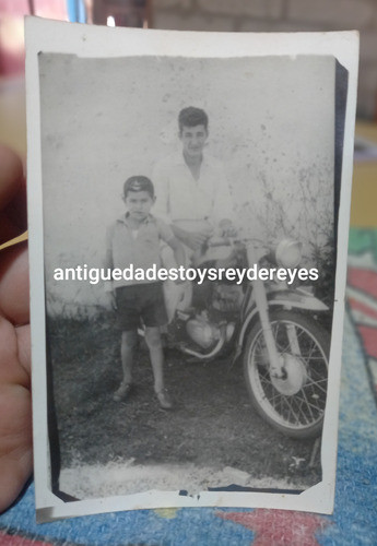 Fotografia Antigua Moto 1962 0