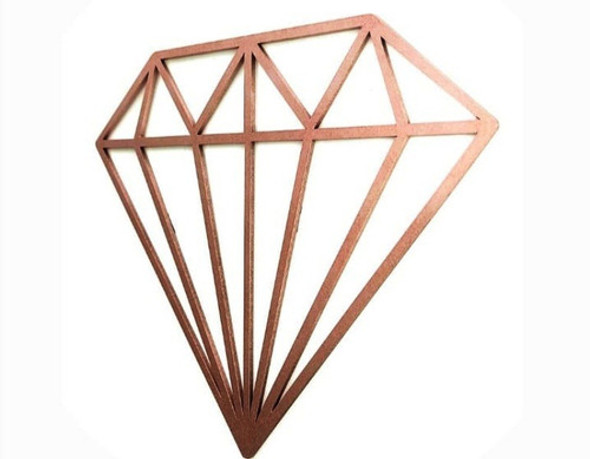 Chapa Mdf Cru Diamante  50cm Recorte A Laser + 10 Letras 0 Chapa Mdf Cru Diamante  50cm Recorte A Laser + 10 Letras 0