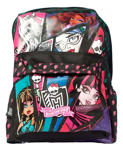 Mochila Escolar Niñas Monster High 40x28x15 Cm. 1