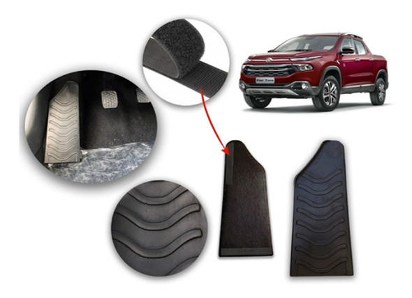 Apoya Pie Descansa Pie Goma Fiat Toro 2023 Kenny 0