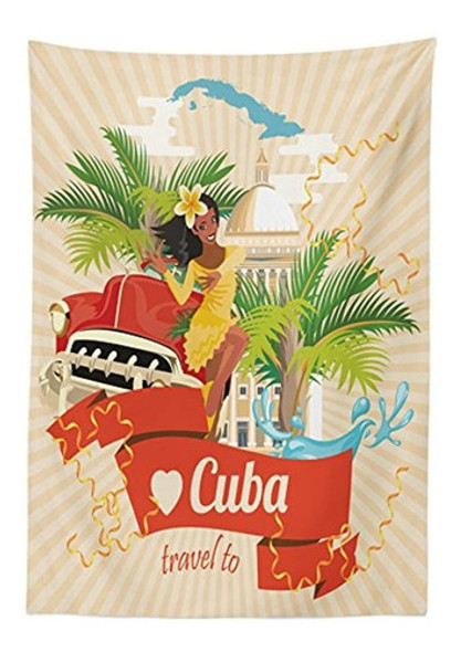 Mantel Lunar Havana, Concepto De Cultura Y Atracciones Cuban 1