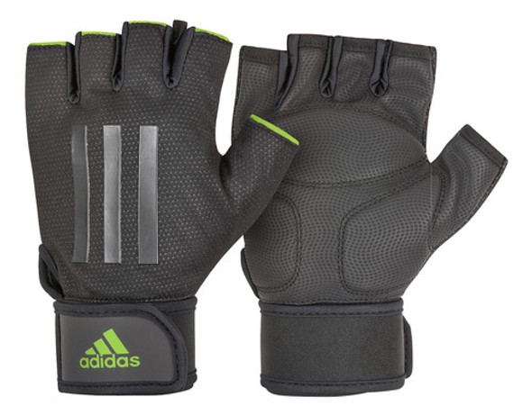 Guante Elite Negro Con Verde Talle L adidas 0