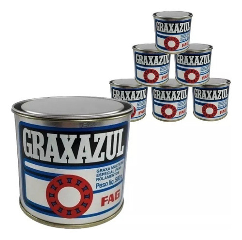 Graxa Azul Fag 500g ( Caixa 10 Unidades ) 0