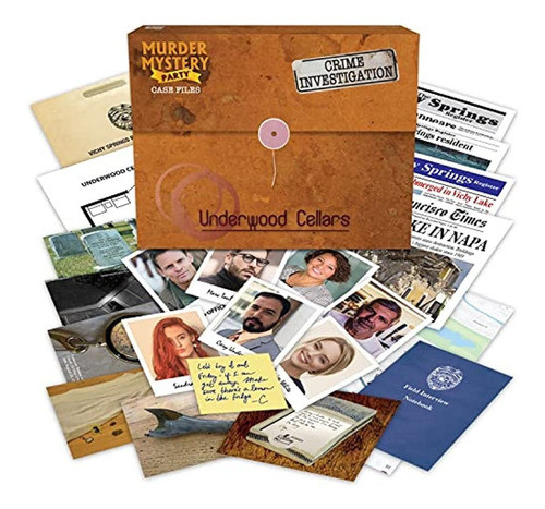 Archivos Del Caso De Murder Mystery Party: Underwood Cellars 0
