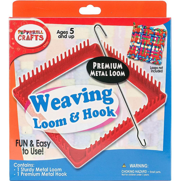 Pepperell Metal Loom & Hook Set, Azalea Pink 0