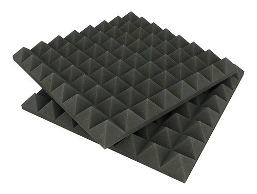 Pack 10 Paneles Acústicos Piramide Basic50x50cmx50mm 1