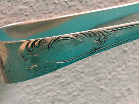Antigua Pinza Terronera Metal Plateado 1 Antigua Pinza Terronera Metal Plateado 1