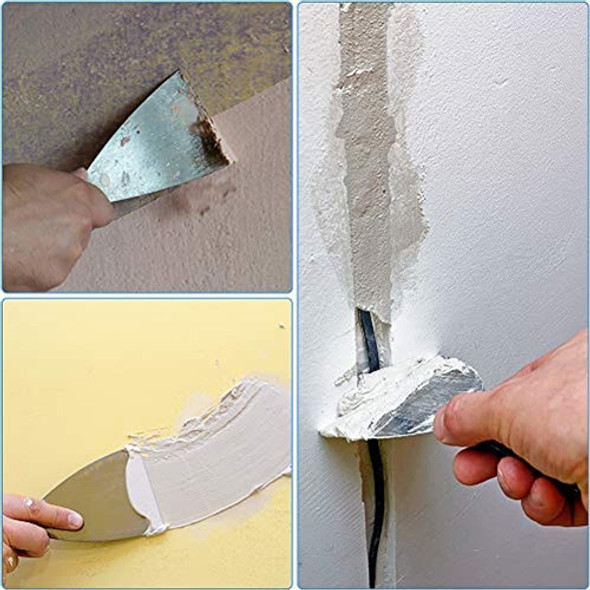 7 Unidades Drywall Taping Cuchillo Set 50 Raspador De Acero 1 7 Unidades Drywall Taping Cuchillo Set 50 Raspador De Acero 1