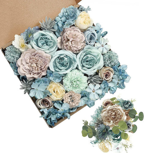 Flores Artificiales Bodas Eventos Decoracion- 44 Piezas 0