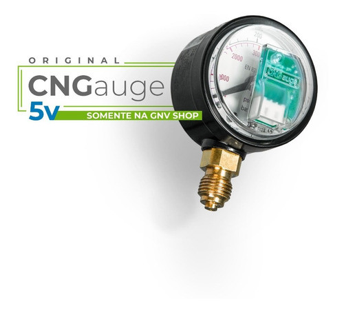 Relogio Manômetro Gnv Sensor De Pressão Scn3 5v Original 1