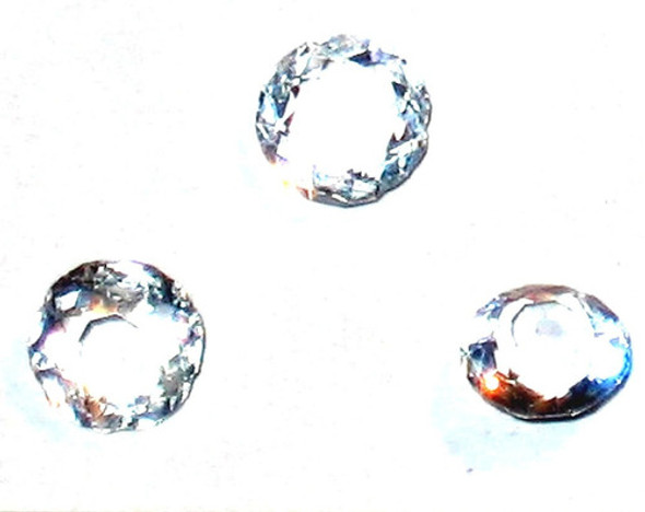 Piedra Cuarzo Topacio Facetado Diámet 6,7 Mm C Nº3 * 0