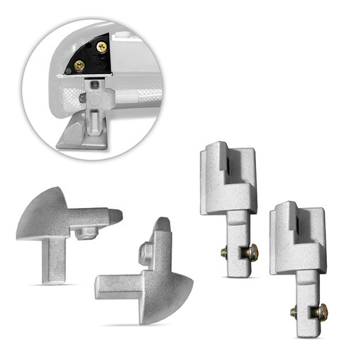 Kit Cantoneira Angular Capota Saveiro Ct050 Flash Cover 0