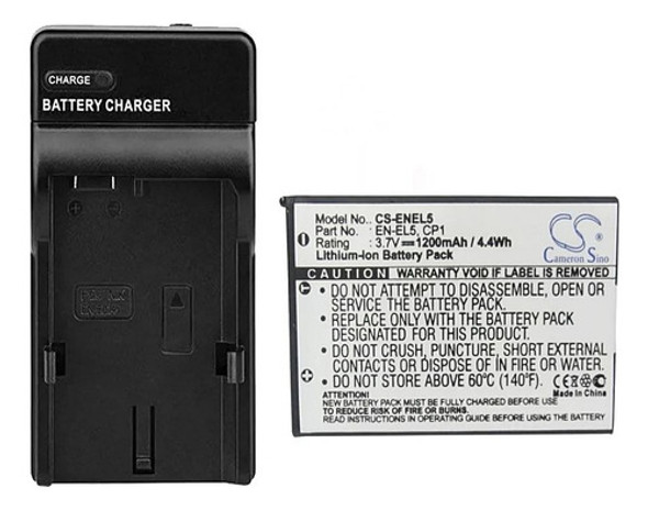 Promo Cargador + Bateria En-el5 P/ Nikon P530 P520 P500 P510 0