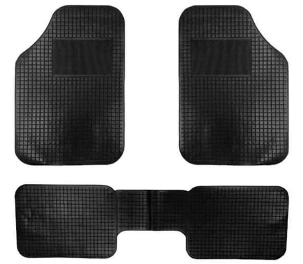 Kit Cubre Alfombra 3 Piezas Auto + Cubre Volante 38 Cm Focus 1