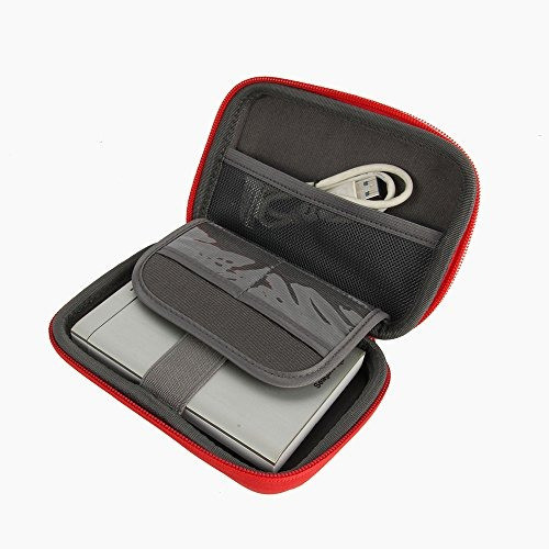 Para Wd 1/2/3/4 Tb Rojo My Passport Portátil Externo Disco R 1