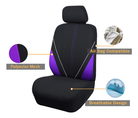 Flying Banner Fundas Para Asiento De Automovil, Juego Comple 1