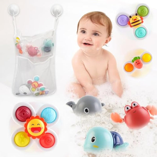 Juego De Juguetes De Baño Para Niños, Sin Moho, 0