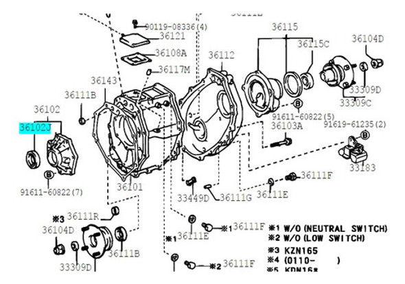 Reten De Caja Toyota Hilux 1997 Al 2004 1