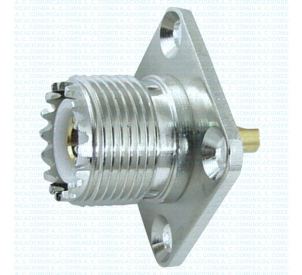 Conector Hembra Uhf Chasis X 5 Soldar Fact. Cuot. 0 Conector Hembra Uhf Chasis X 5 Soldar Fact. Cuot. 0