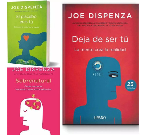 Combo X 3 Dejá De Ser Tu + Placebo + Sobrenatural - Urano 0