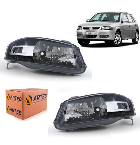 Juego Optica Delantera Vw Gol G4 2006/2014 #01 0