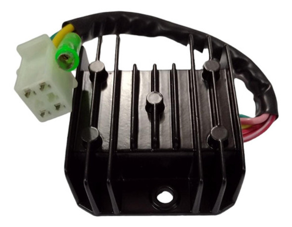 Regulador Voltaje Zanella Rx 150 Bk Yl Con Luces Encendidas 0