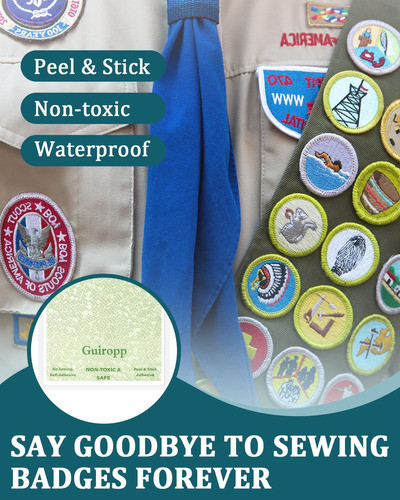 Adhesivo Mágico Doble Cara Para Parches, Lavable, 3 Paquetes 1