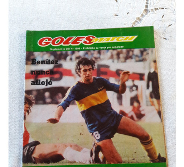 Suplemento Goles Match Nº 1699 Poster Huracan - Benitez Boca 0