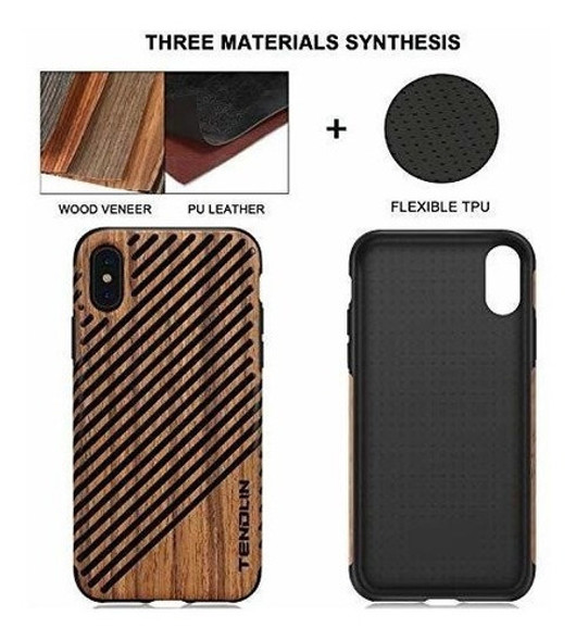 Tendlin - Carcasa Compatible Con iPhone XS Y iPhone X Con Gr 1