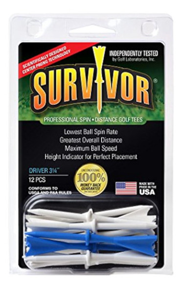 Greenkeepers Survivor Golf Driver Tee, 3 1/4 0 Greenkeepers Survivor Golf Driver Tee, 3 1/4 0