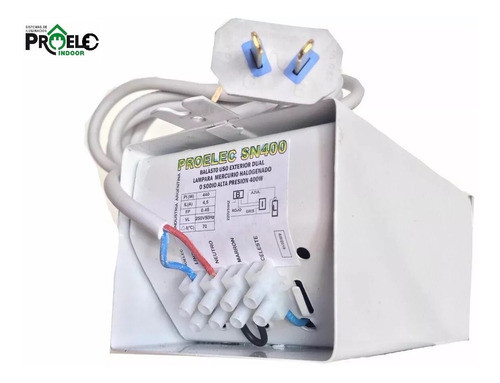 Balasto Proelec Agro 400 W  Apto Lámparas Mercurio 1