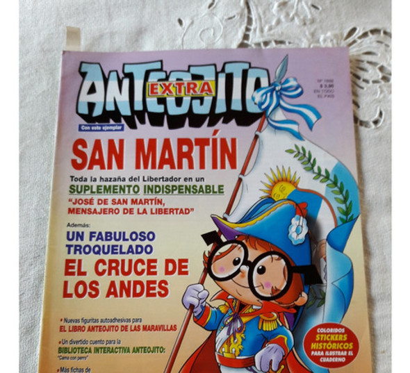 Anteojito N° 1692 1/8/1997 Lamina Gral Jose De San Martin 0