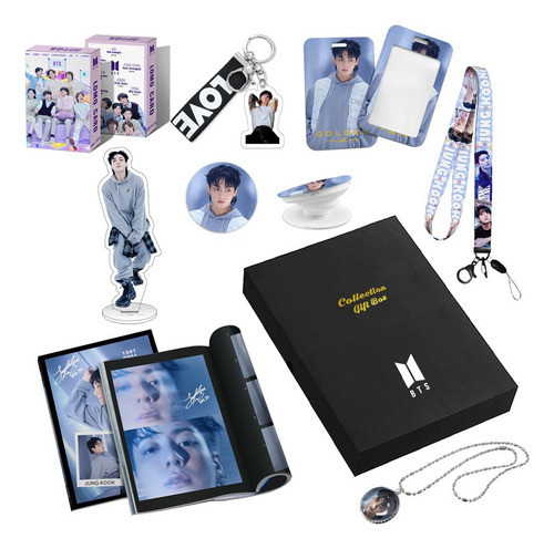 Cartão Fotográfico Bts Jk Solo 2024, Caixa De Presente De 8 0
