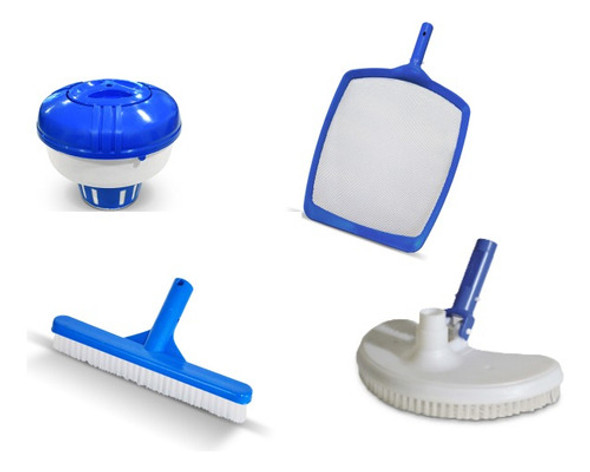 Kit Boya, Cepillo, Sacahoja, Limpiafondo Liviano Vulcano 0