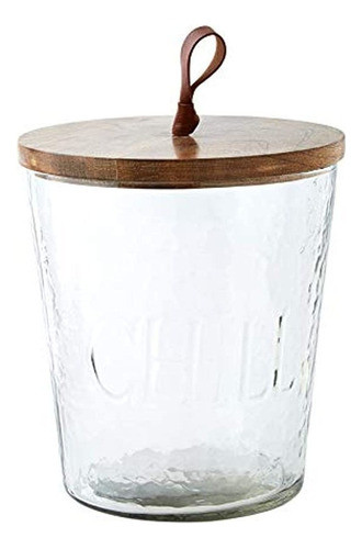 Mud Pie Cubitera De Vidrio Texturizado Para Hielo, 8 1/2  X 0