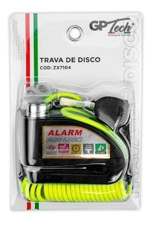Trava Disco C/ Alarme Lander Xre 300 Falcon Xtz 125 Nh 190 0