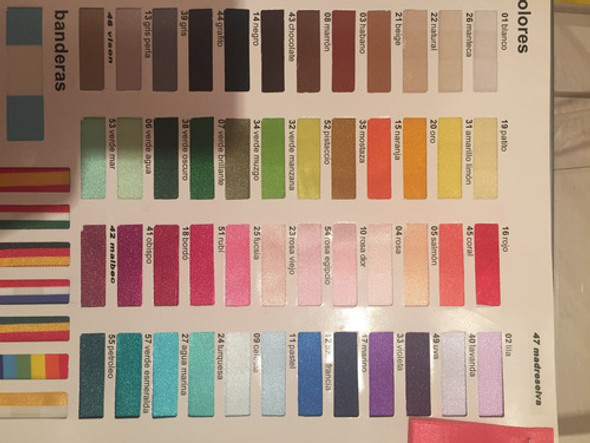 Moños De Raso En Todos Los Colores. Lote Por 100 Unidades 1 Moños De Raso En Todos Los Colores. Lote Por 100 Unidades 1