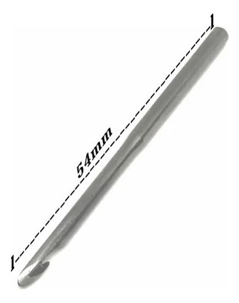 Aguja Beckert Con Gancho Black N°8 (x 10 Unidades) 1