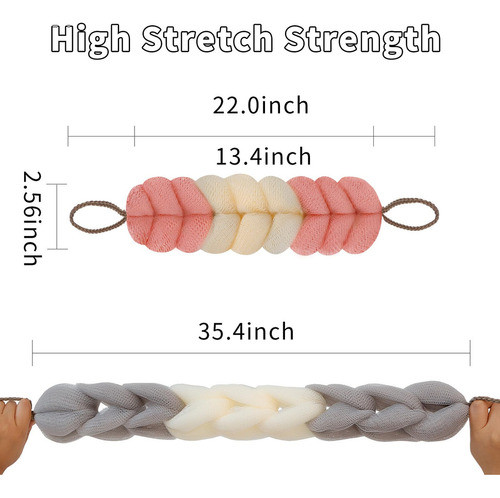 Bckeney Esponja De Ducha De Lufa De Bano De Malla Suave Con 1