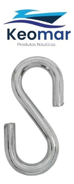 Gancho Em Aço Inox Formato S 4mm 0